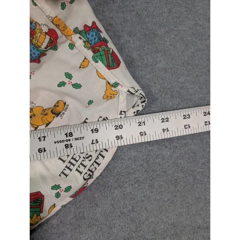 VTG Garfield Christmas Boxer Shorts 1978 Altered Skirt Collectible Waist Est 30